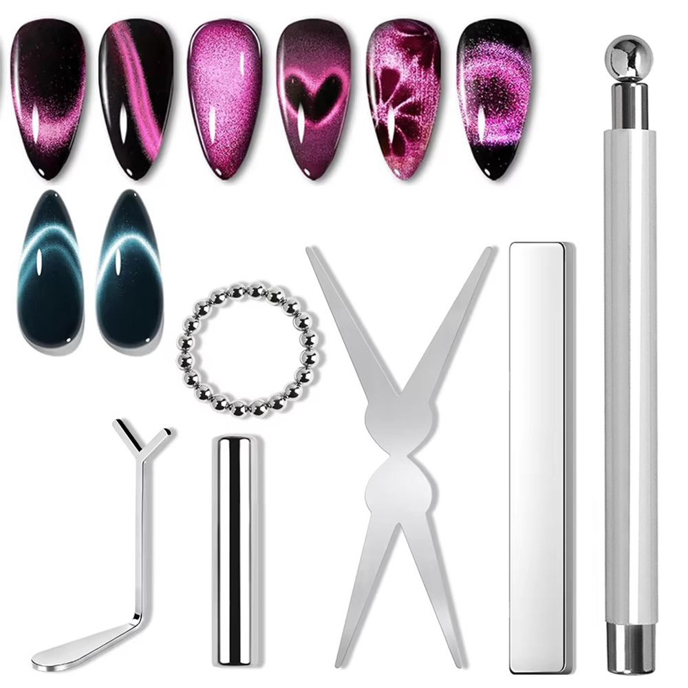 Contour Palette Stick - LULAA 1/6Pcs Nail Art Magnetic Tool