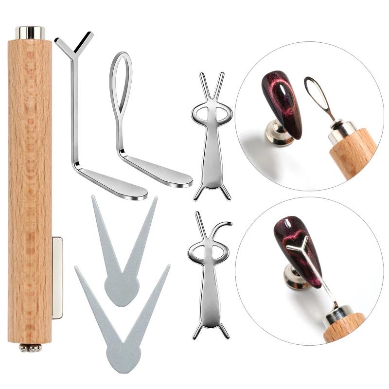 7Pcs Nail Art Magnetic Stick C - огляд і ціна Contour Palette Stick