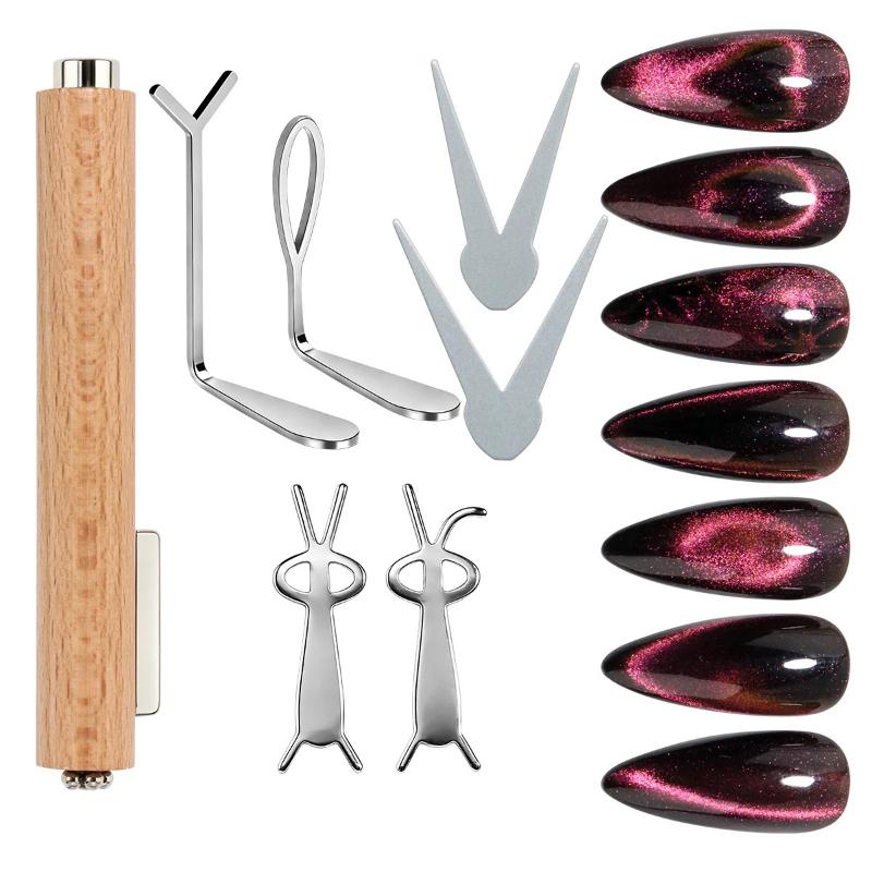 7Pcs Nail Art Magnetic Stick C - огляд і ціна Contour Palette Stick