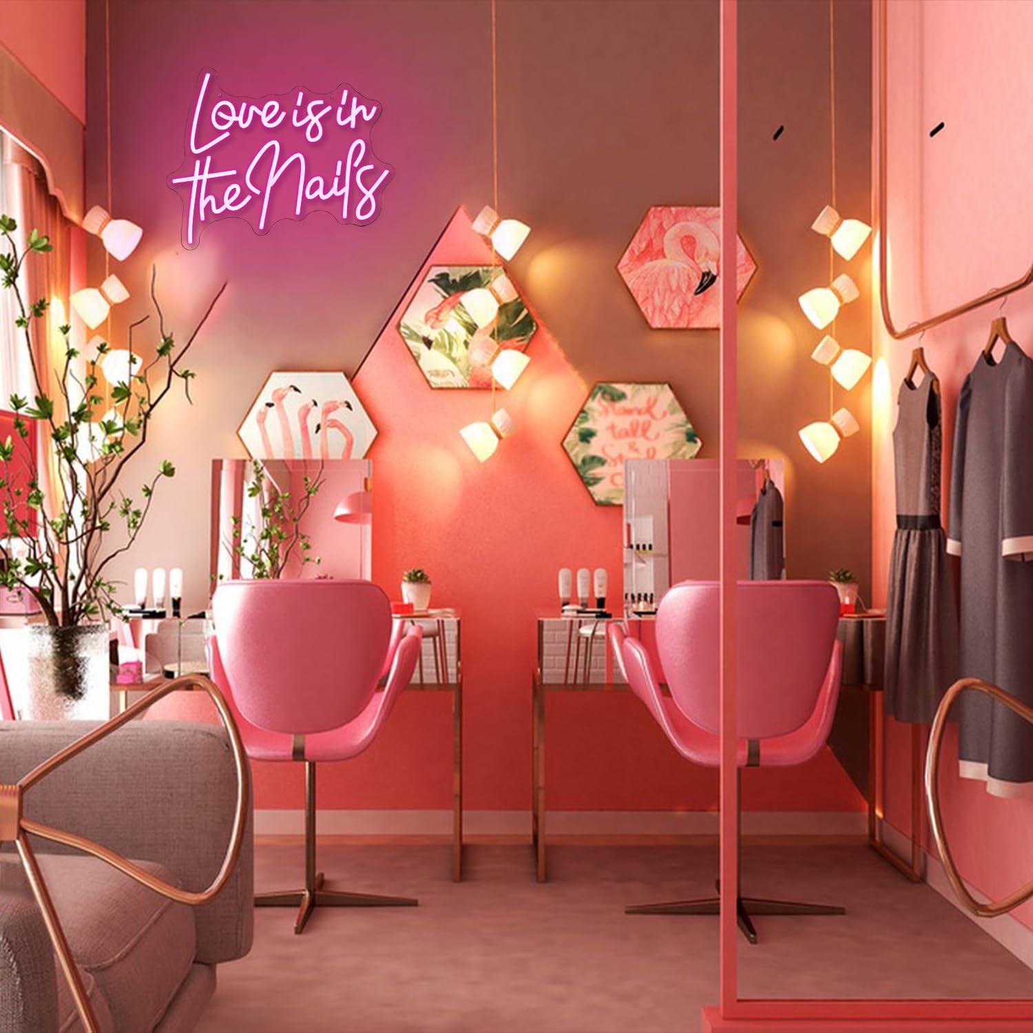 Love Is In The Nails Neon Sign - огляд і ціна Beauty No Makeup