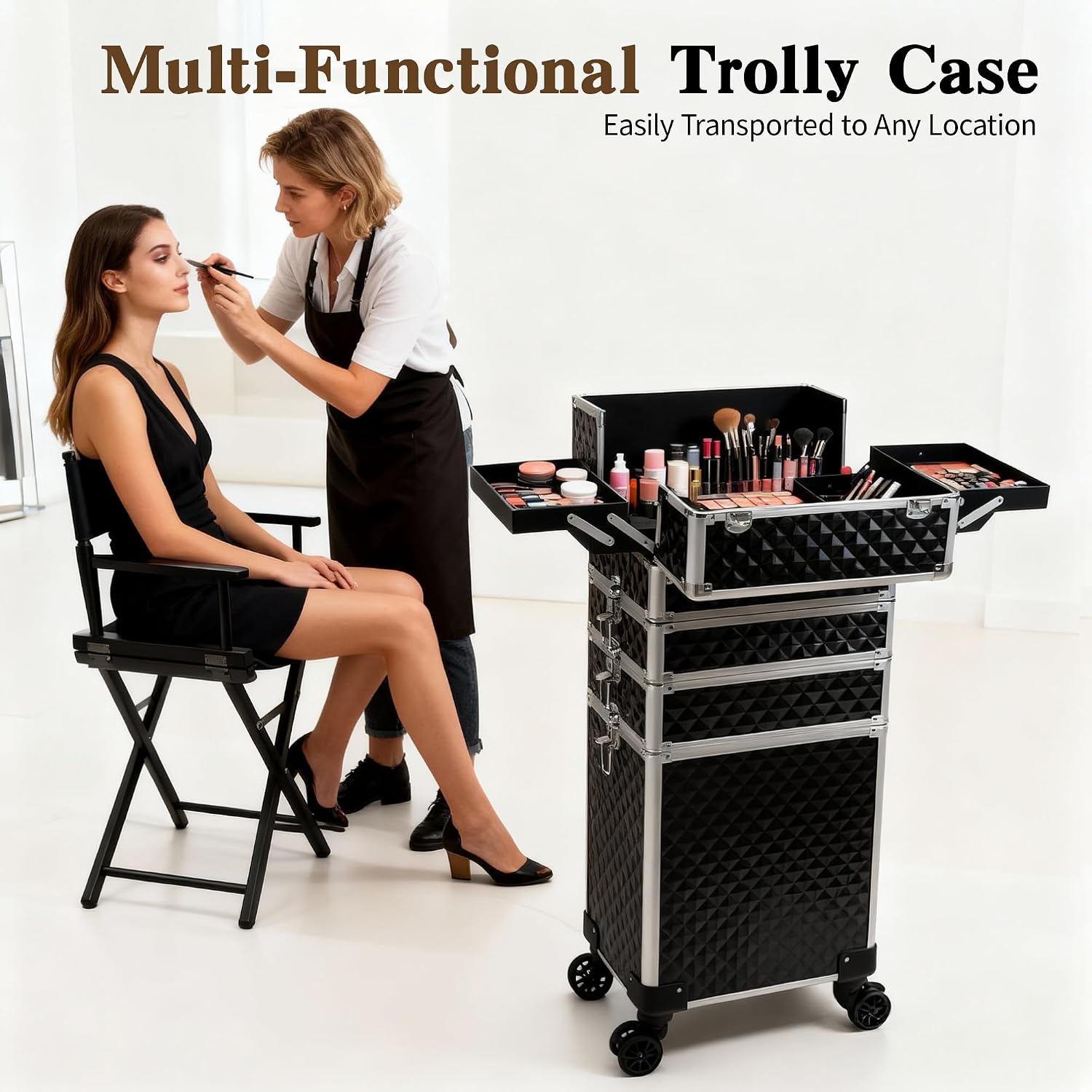 Rolling Makeup Train Case, Cos - огляд і ціна Beauty & Makeup Katia Di Paola