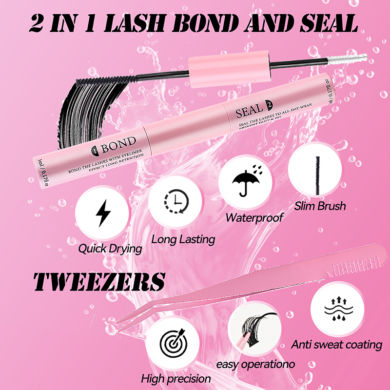 Double Ended Eyelash Bond And  - огляд і ціна Waterproof Mascara Wand