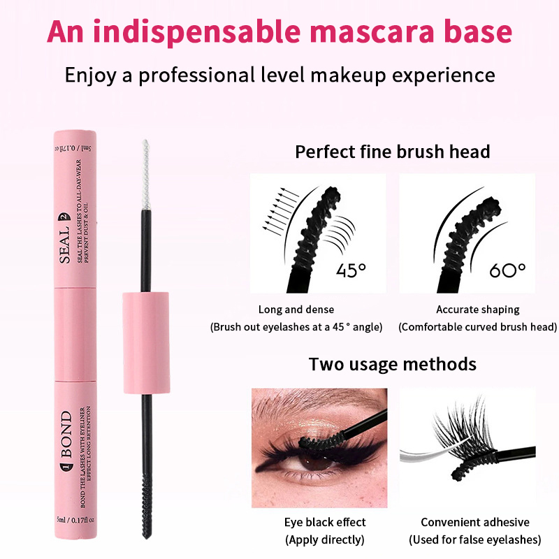 Double Ended Eyelash Bond And  - огляд і ціна Waterproof Mascara Wand