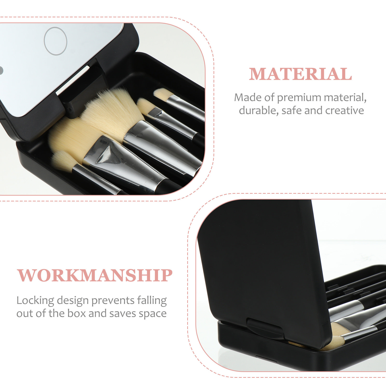 5Pcs LED Light Makeup Mirror S - огляд і ціна Beauty Makeup Vanity Set