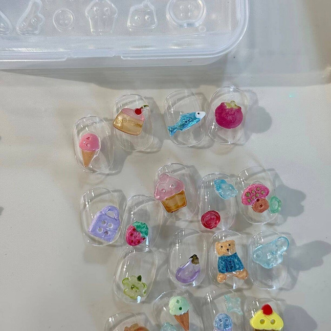 Small 3D Button Manicure Mold  - огляд і ціна Contour Palette Stick