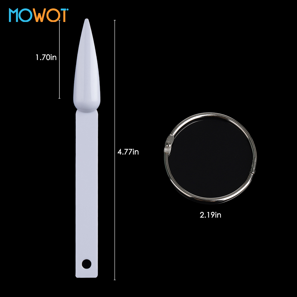 MOWOT 40pcs Stiletto Nail Disp - огляд і ціна Contour Palette Stick