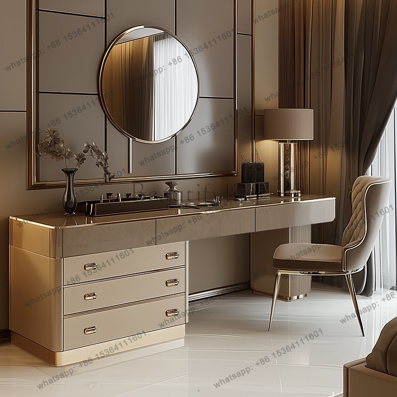 Full Set Wooden Vanity Table N - огляд і ціна Beauty Makeup Vanity Set